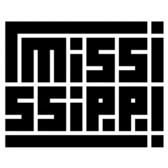 Mississippi Text Logo In Black Color. Sticker Die Cut Vinyl Decal