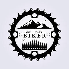 mountain bike group sport  Die Cut Vinyl Decal