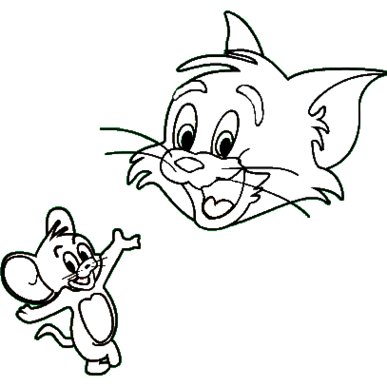 Tom and jerry kids   Die Cut Vinyl Decal