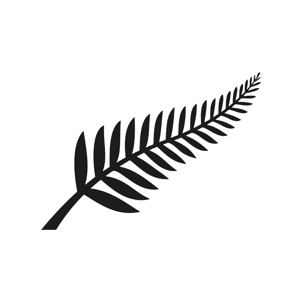new‑zealand‑silver‑fern‑vinyl‑sticker black  waterproof for cars trucks laptops