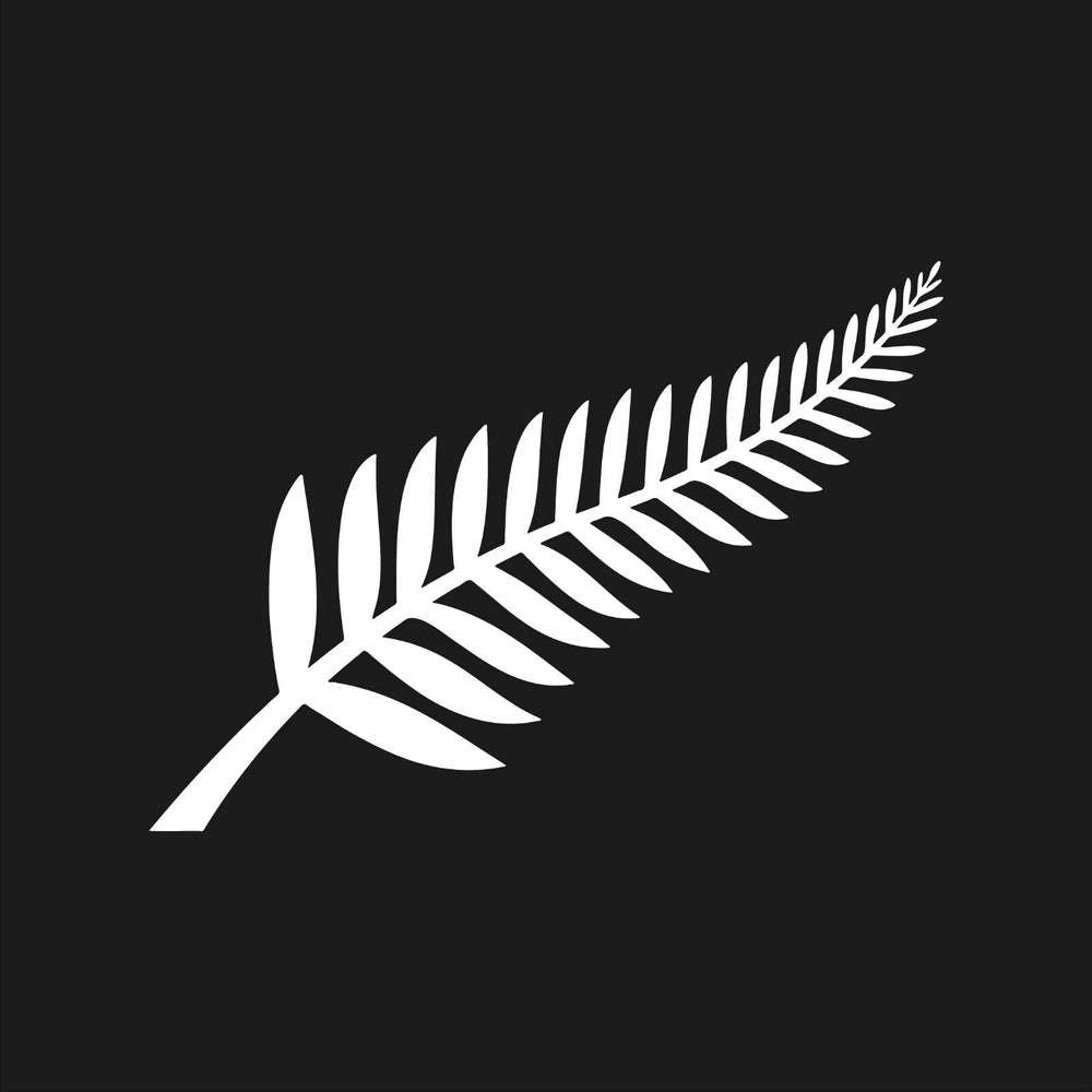 new‑zealand‑silver‑fern‑vinyl‑sticker white waterproof for cars trucks laptops