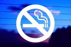 No Smoking vinyl die cut decal for cars trucks laptops windows