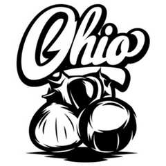 Ohio With Chestnut Black Sticker Die Cut Vinyl Decal