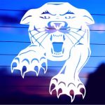 panther-cat-silhouette-vinyl-decal-on-car-window-bumper
