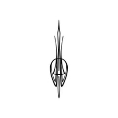 Pinstripes pin stripes lines Car Window Vinyl Decal | Die Cut Vinyl Decal