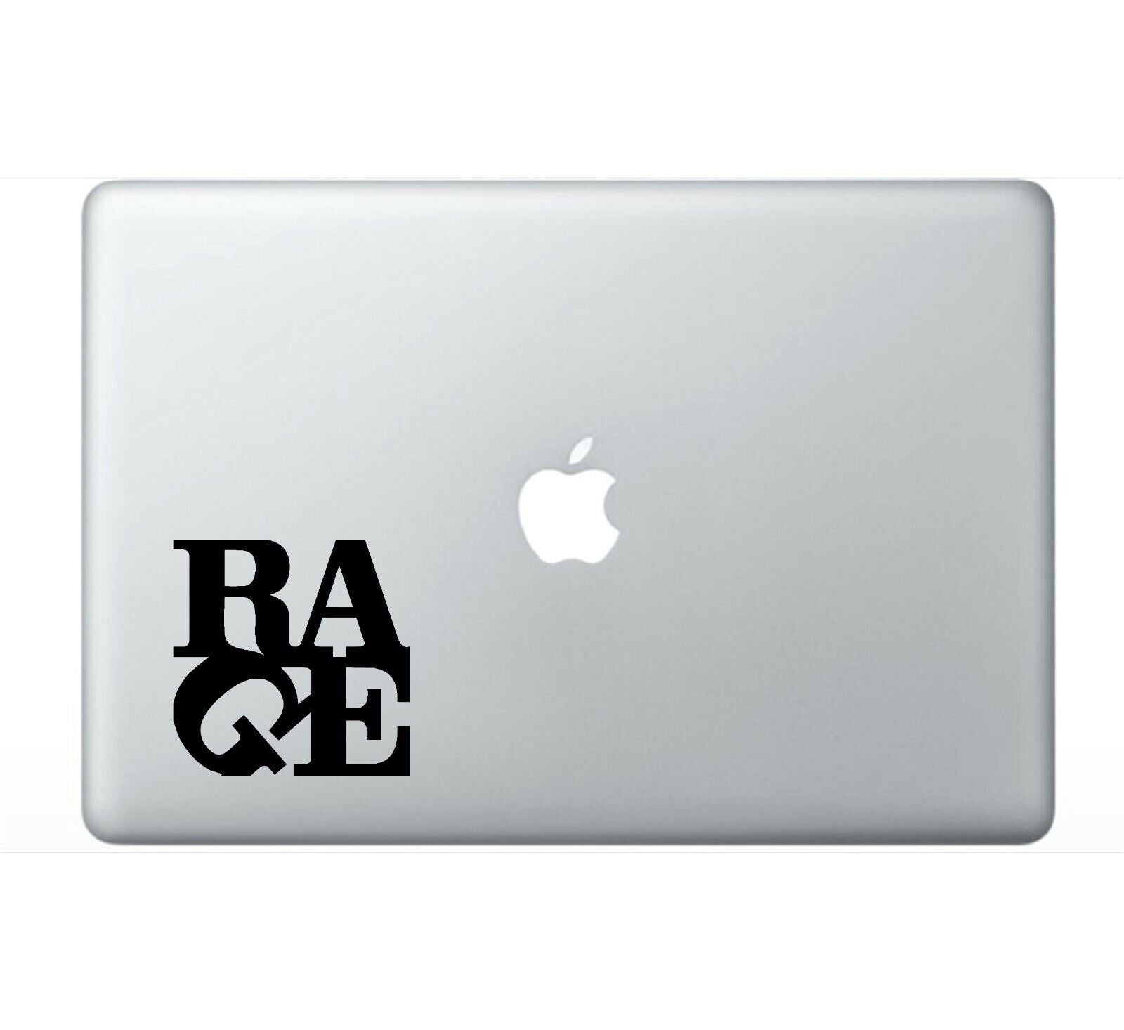 rage‑against‑machine‑vinyl‑sticker applied on car window outdoor waterproof