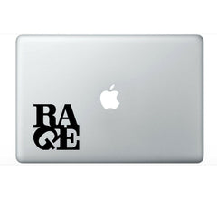 rage‑against‑machine‑vinyl‑sticker applied on car window outdoor waterproof