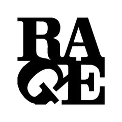rage‑against‑machine‑vinyl‑sticker black die cut decal for vehicle windows laptops