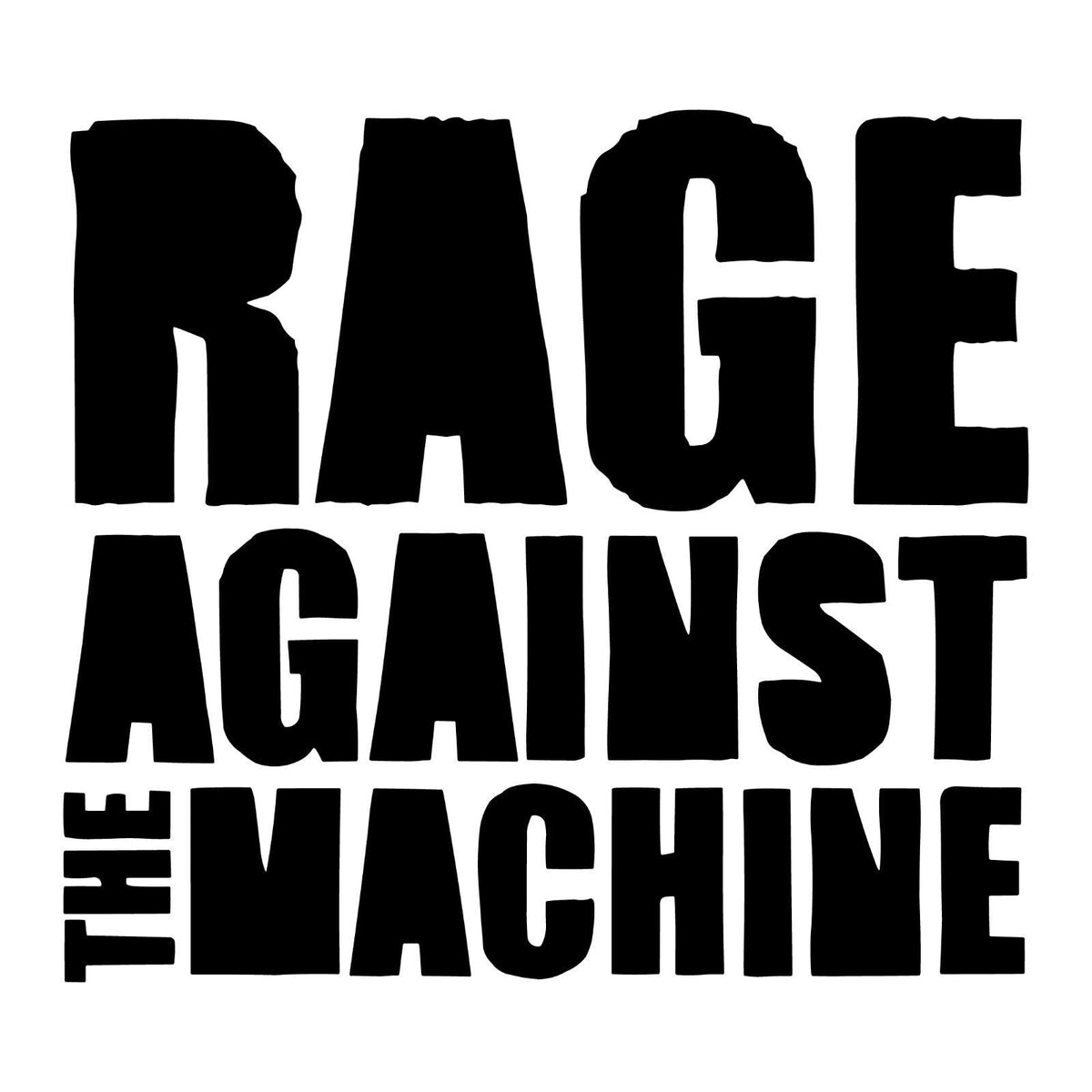 rage‑machine‑band‑vinyl‑sticker black waterproof for cars trucks laptops