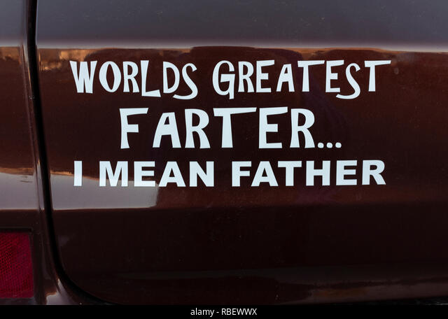 World's Greatest Farter..I Mean Father sticker Die Cut Vinyl Decal