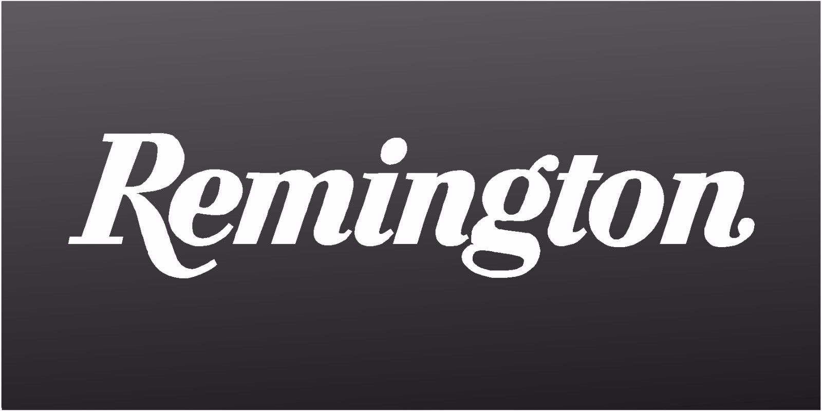 remington‑firearms‑vinyl‑decal white waterproof for cars trucks laptops