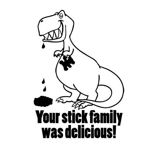 Humorous Family Decal Large |  Die Cut Vinyl Decal