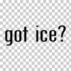 Got Ice? Custom Die Cut Vinyl Decal