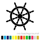 Ship Wheel Sticker Die Cut Vinyl Decal