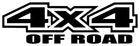 pair 4X4 Off Road  Die Cut Vinyl Decal