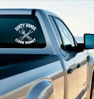 Dirty Hands Clean Money Die Cut Vinyl Decal