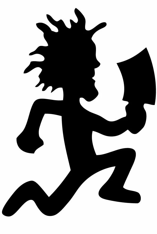 HATCHET MAN Insane Clown Posse ICP  Die Cut Vinyl Decal