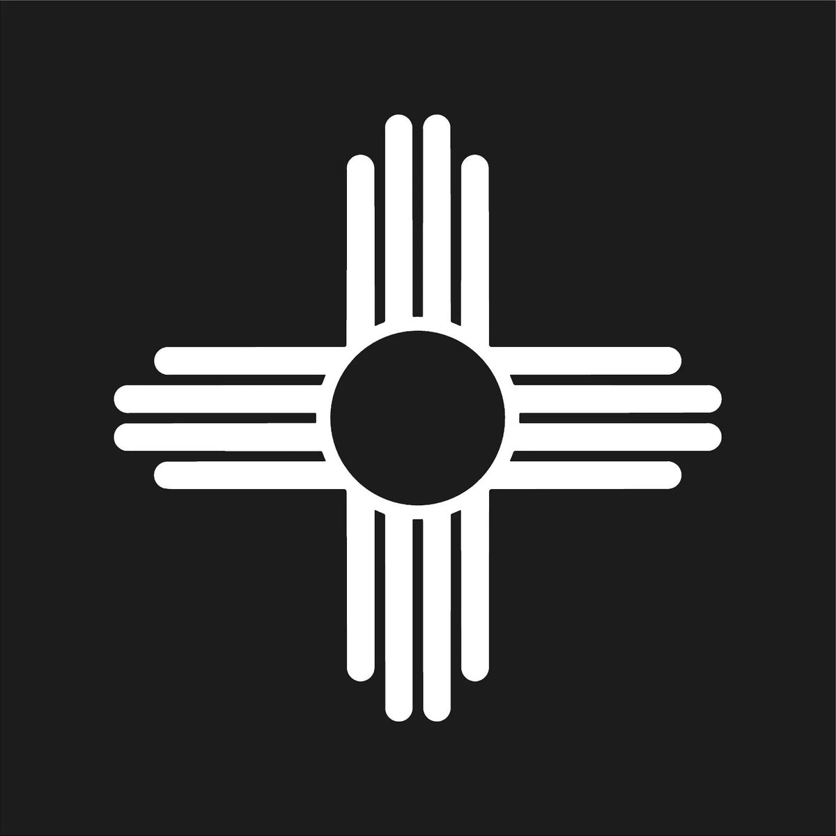 New Mexico Zia Symbol  Die Cut Vinyl Decal