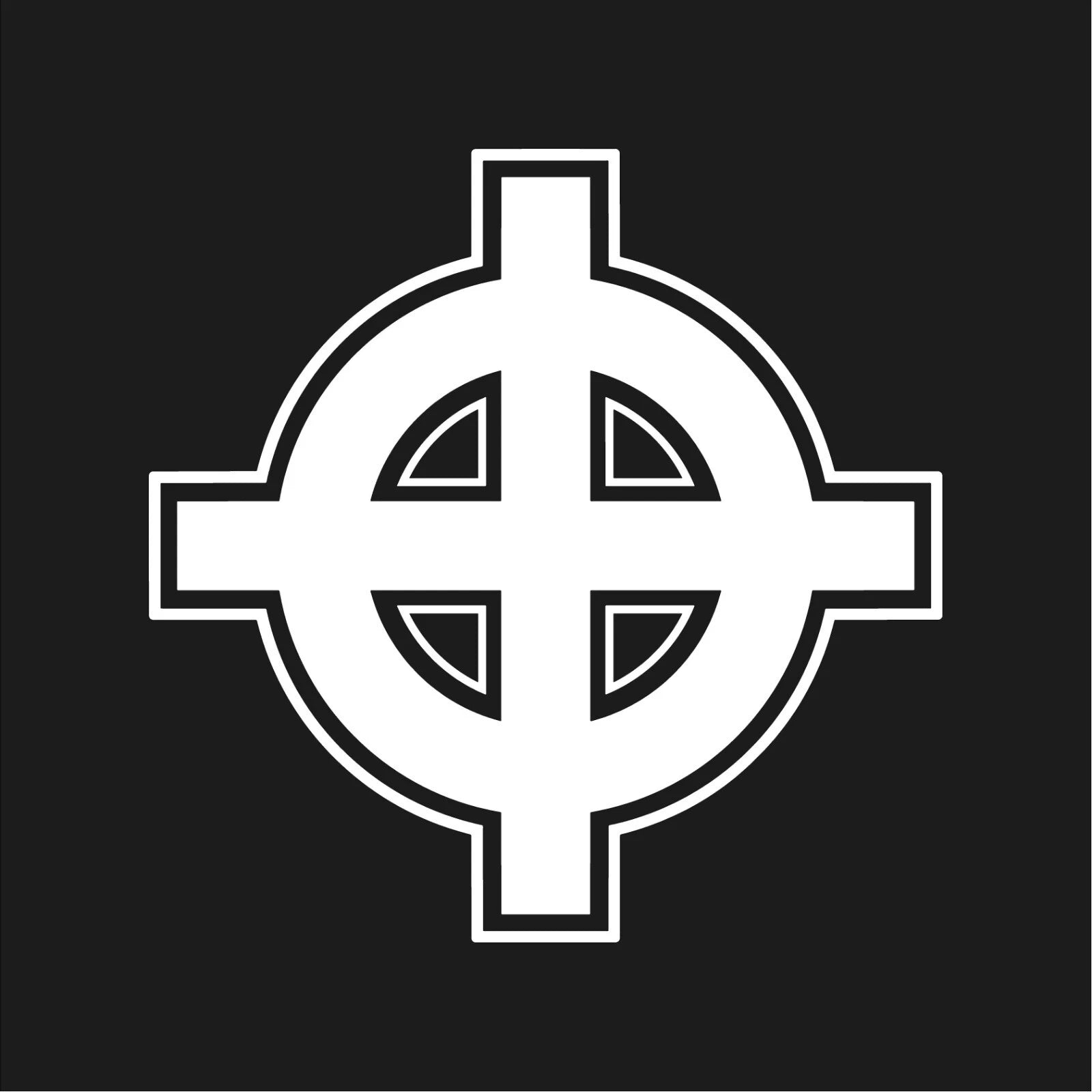 Celtic Cross Die Cut Vinyl Decal