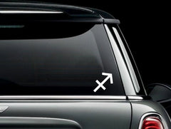 Zodiac Sagittarius Symbol Die Cut Vinyl Decal