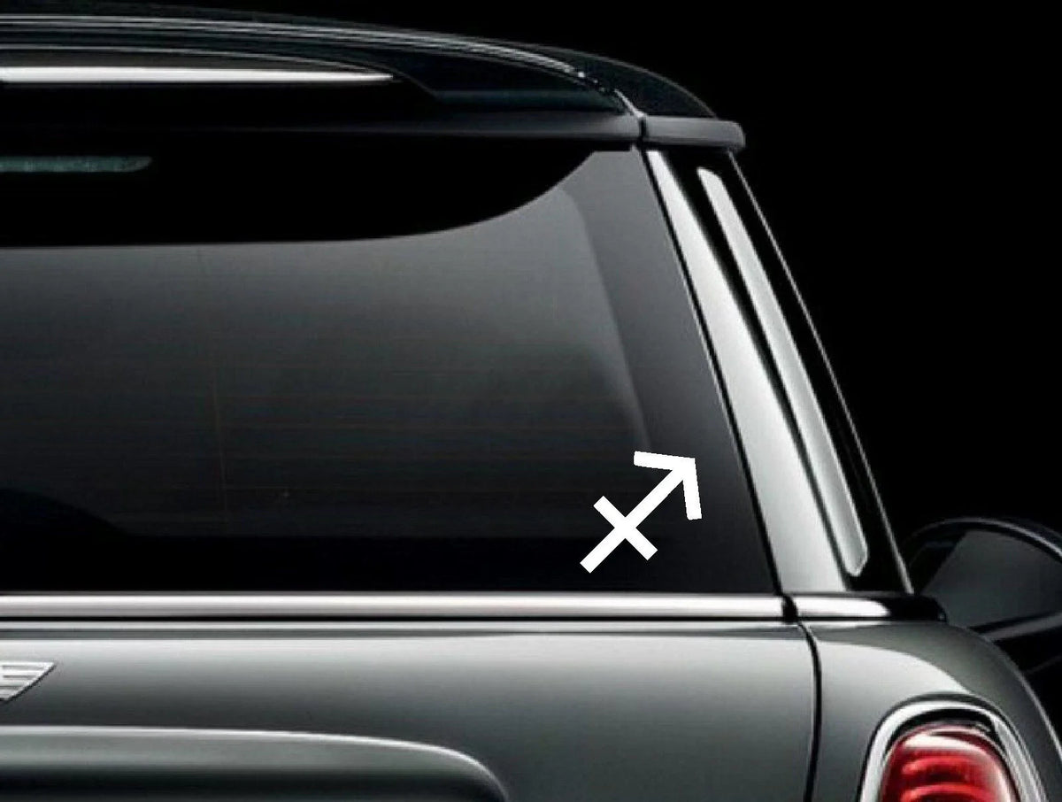 Zodiac Sagittarius Symbol  Die Cut Vinyl Decal