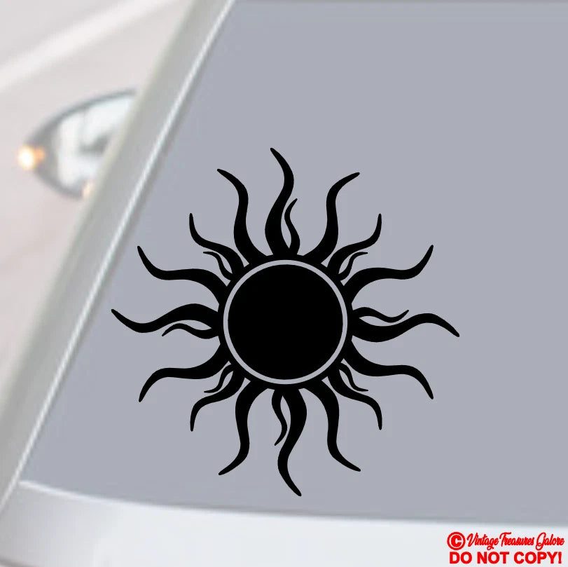 SUN Die Cut Vinyl Decal