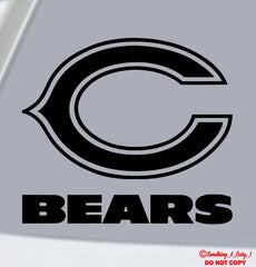 CHICAGO BEARS Die Cut Vinyl Decal