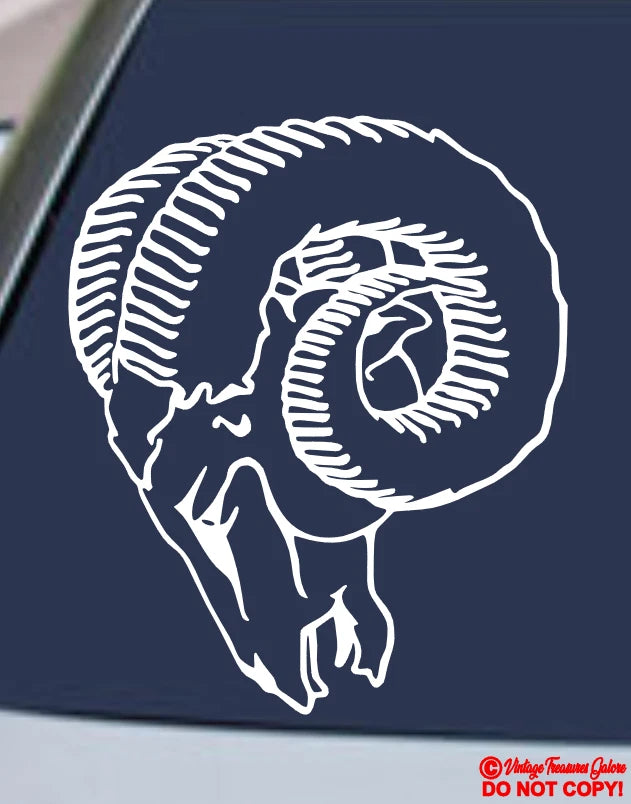 LOS ANGELES RAMS Die Cut Vinyl Decal