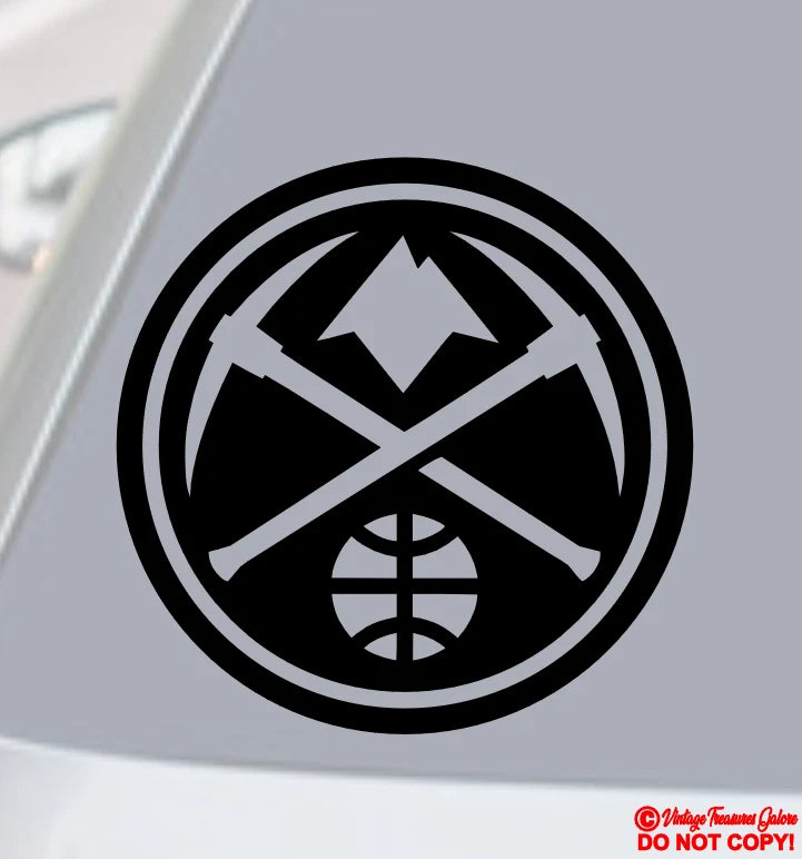 DENVER NUGGETS Die Cut Vinyl Decal