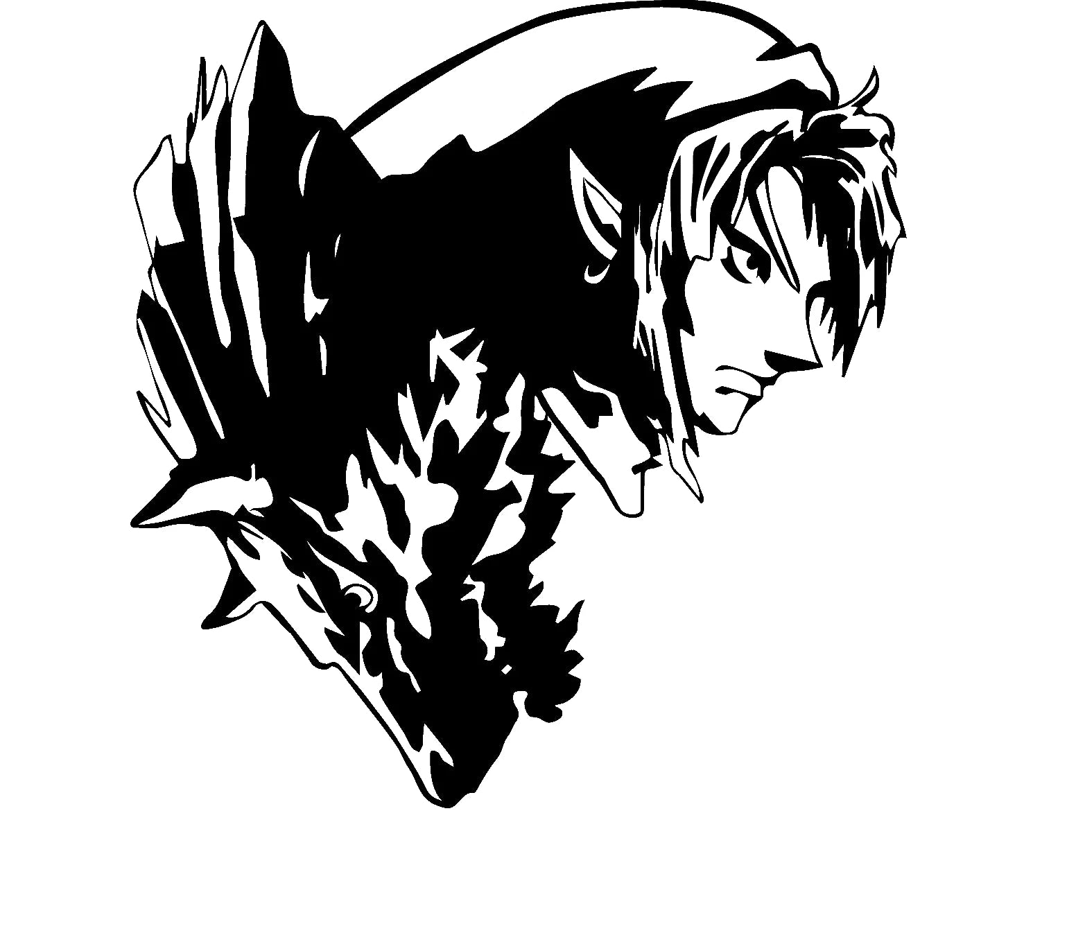Legend Of Zelda Wolf Link Die Cut Vinyl Decal