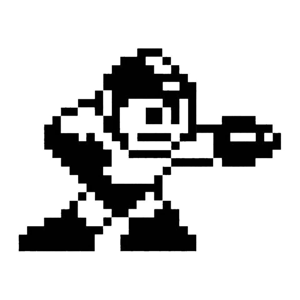 Mega Man Die Cut Vinyl Decal
