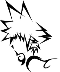 Kingdom Hearts Sora Die Cut Vinyl Decal