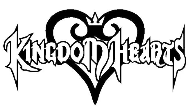 Kingdom Hearts Logo Die Cut Vinyl Decal