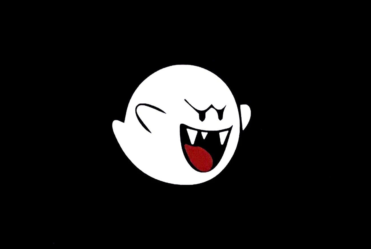 Mario Ghost Die Cut Vinyl Decal