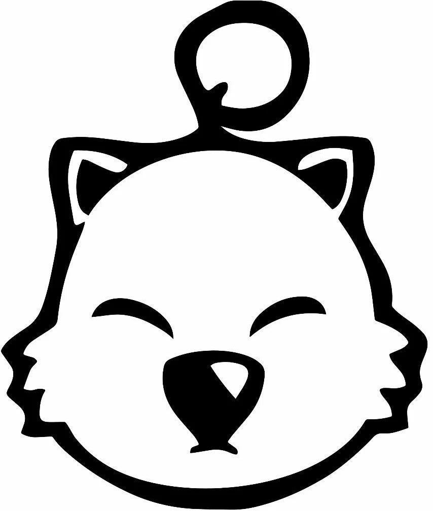 Final Fantasy Moogle Die Cut Vinyl Decal