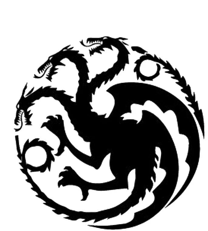 Game Of Thrones House Targaryen Die Cut Vinyl Decal