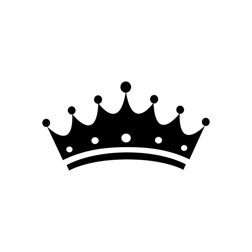 Royal Crown Die Cut Vinyl Decal