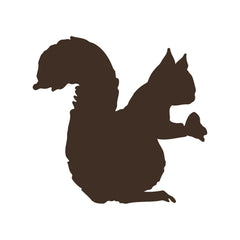 squirrel Silhouette Sticker Die Cut Vinyl Decal