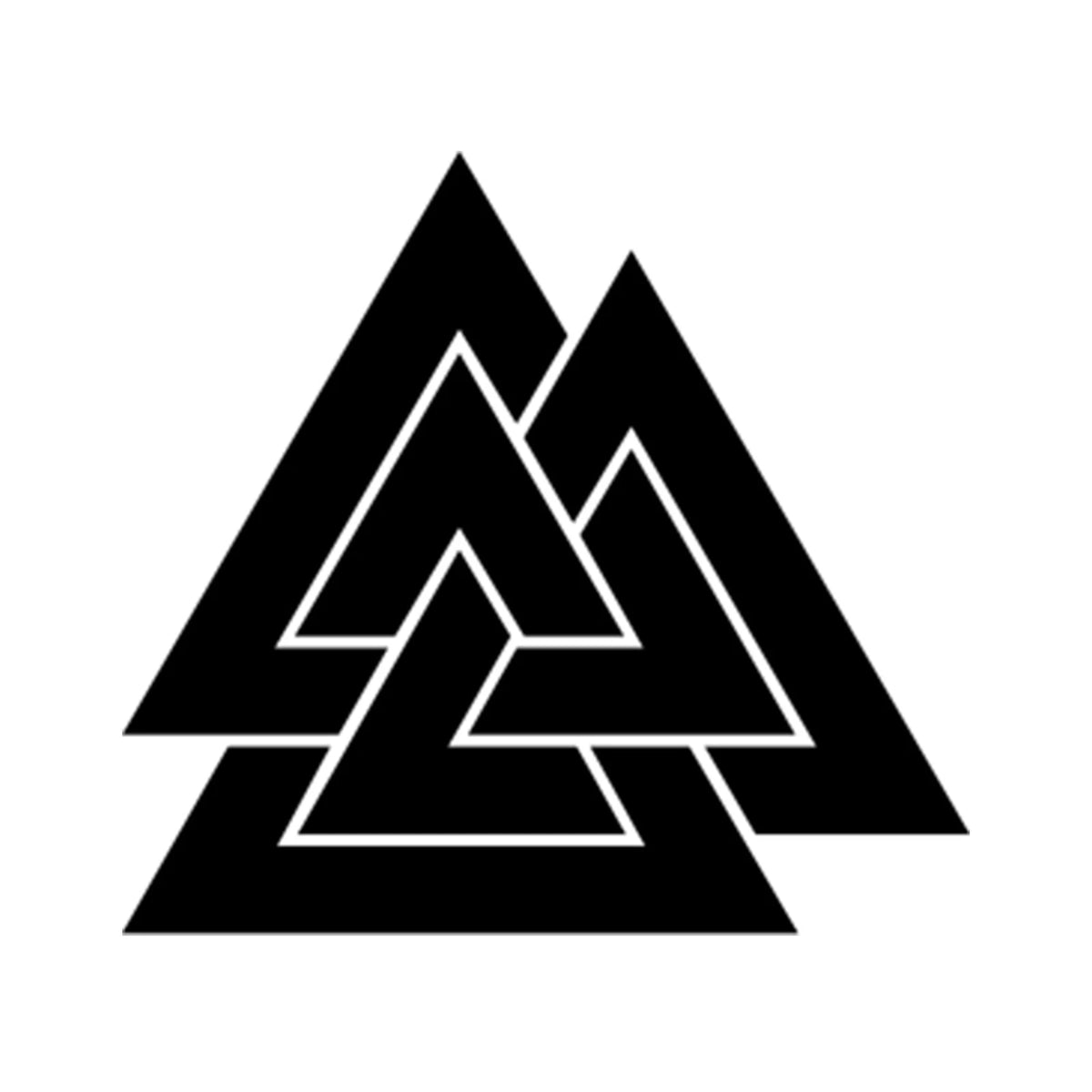 Norse Viking Valknut Die Cut Vinyl Decal