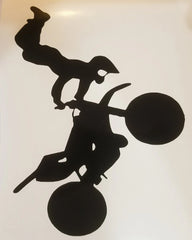 MOTORCYCLE X GAMES Die Cut Vinyl Decal