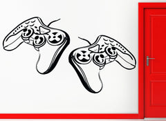 Joysticks Gamer Playstation Decor Die Cut Vinyl Decal