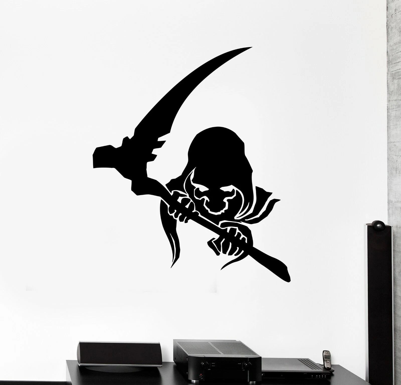 Ghost Skeleton Monster Skull Grim Reaper Cut Vinyl Decal
