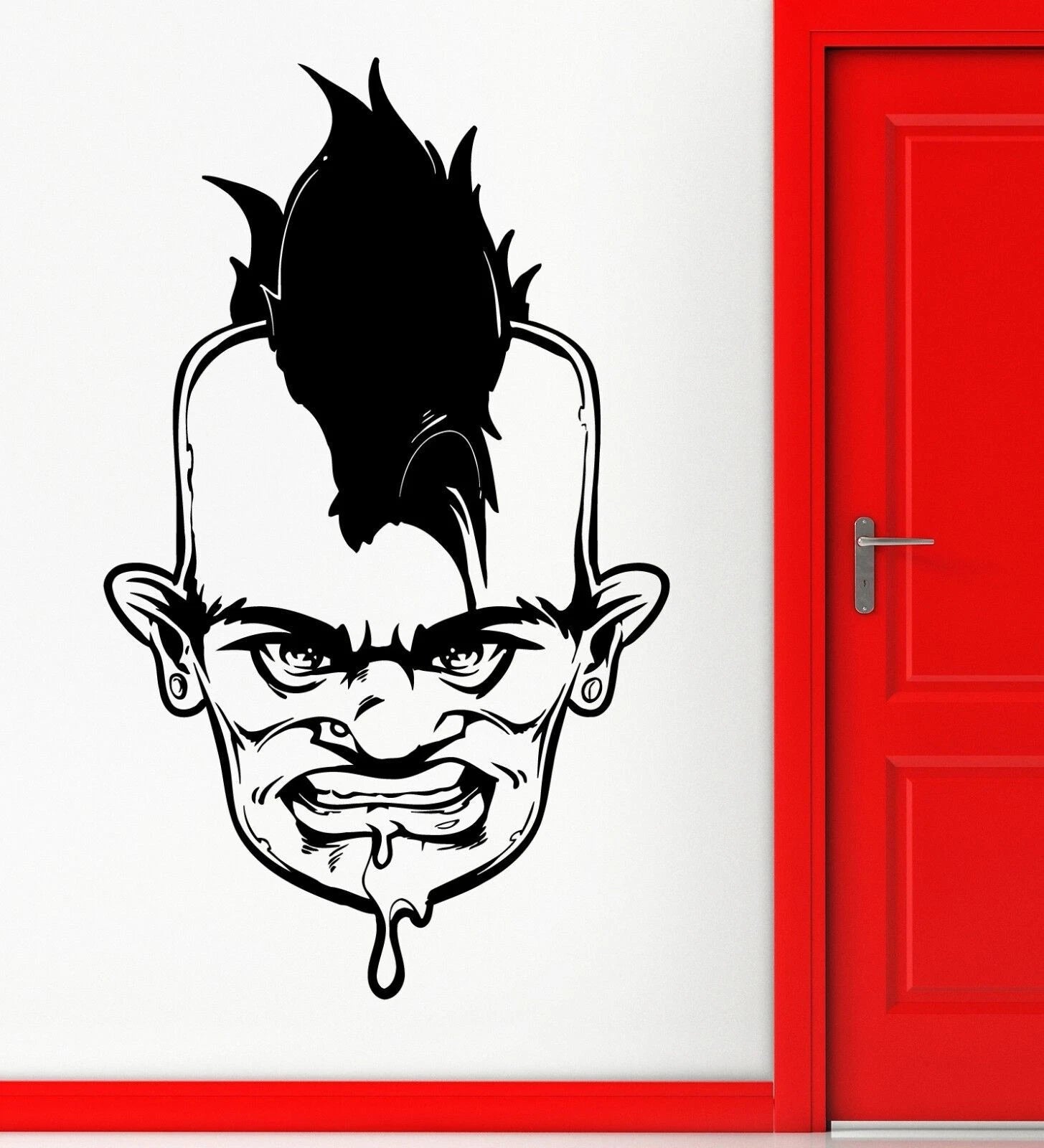 Punk Fantasy Monster Decor Die Cut Vinyl Decal