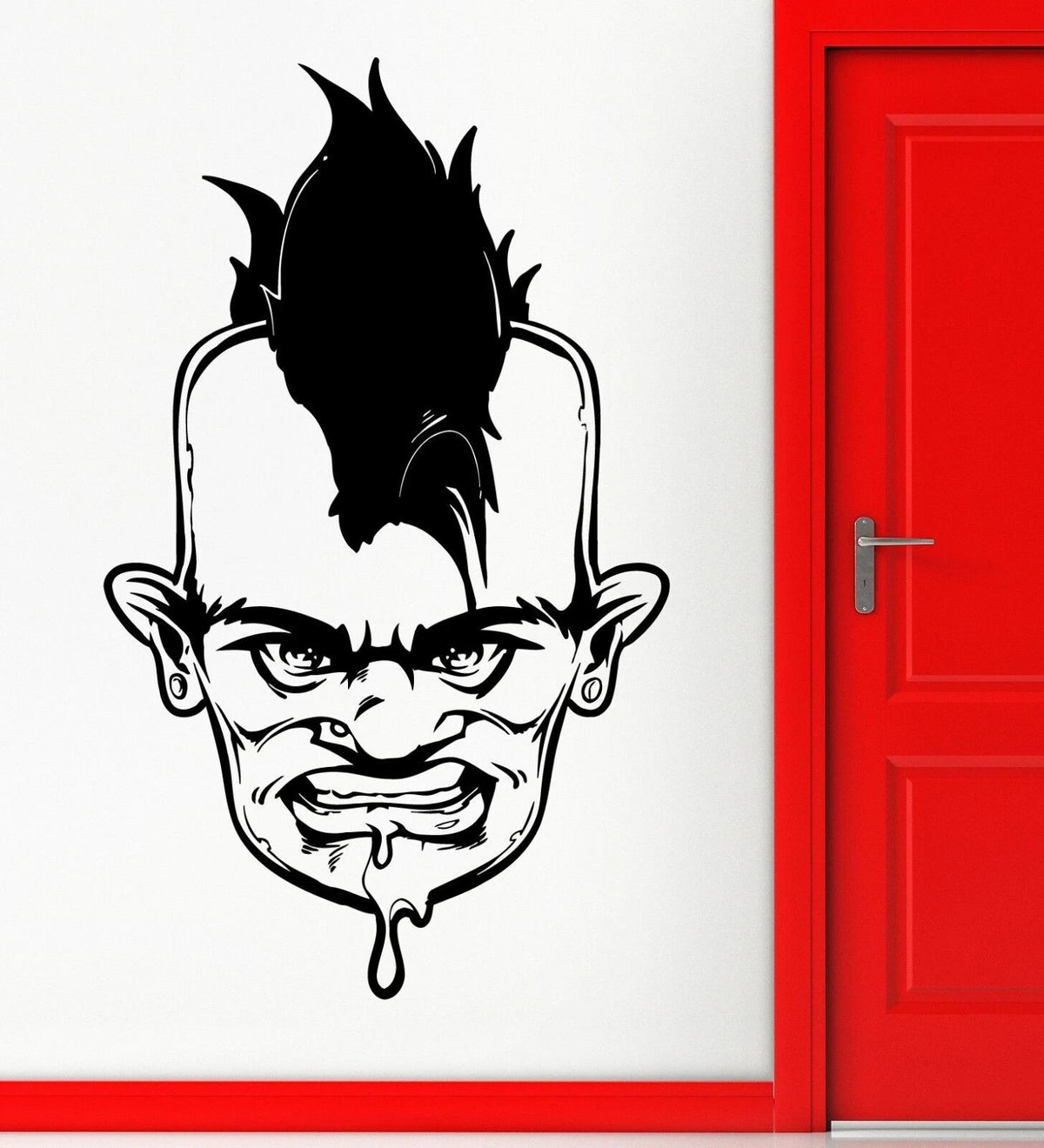 Punk Fantasy Monster Decor Die Cut Vinyl Decal