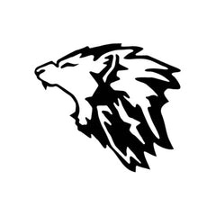 Lion Mad Die Cut Vinyl Decal