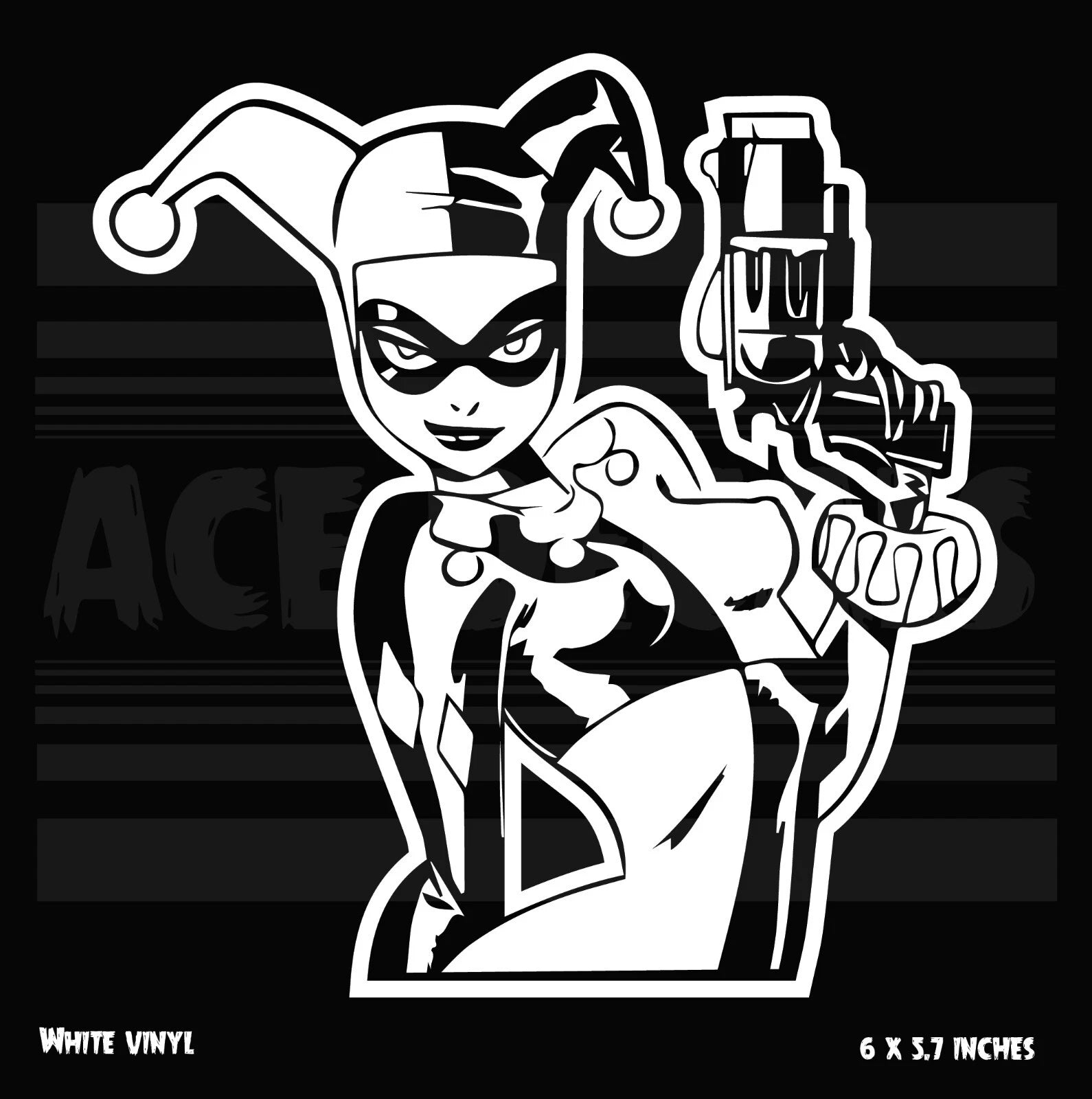 Harley Quinn - Batman Comic Die Cut Vinyl Decal