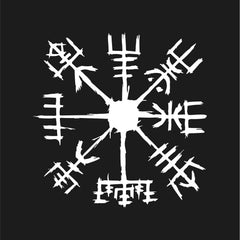 Distressed Viking compass Symbol  Die Cut Vinyl Decal