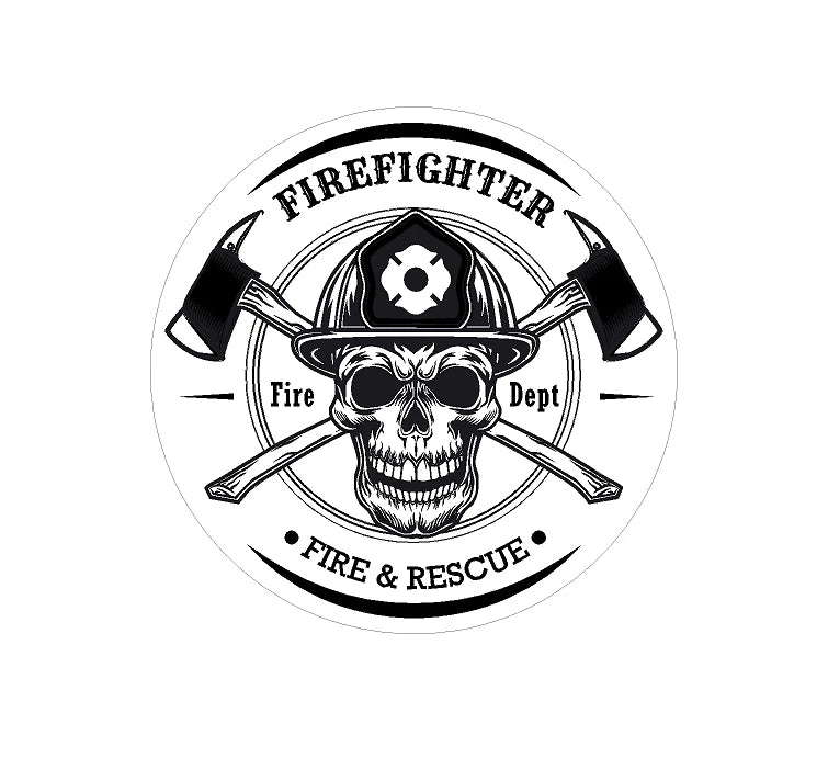 Fire & Rescue (T10) Firefighter Die Cut Vinyl Decal