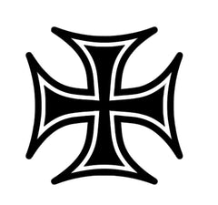 Iron Cross  Die Cut Vinyl Decal