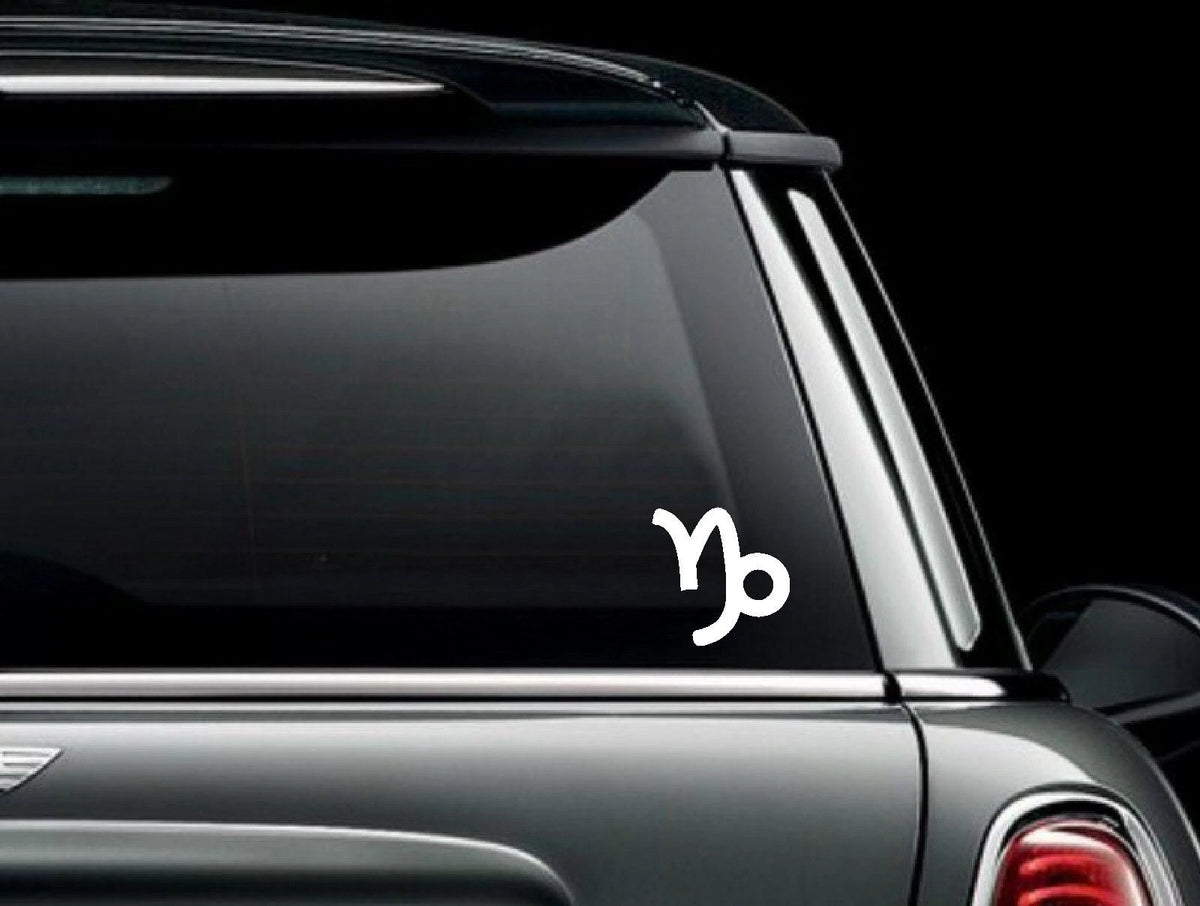 Zodiac Capricorn Symbol Die Cut Vinyl Decal